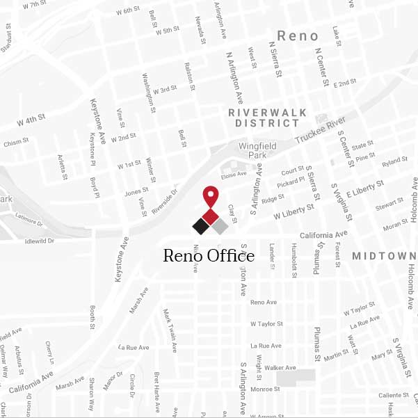 Reno Office Location Map