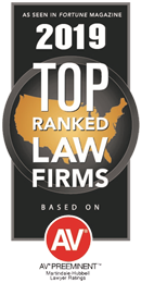 AV Preeminent 2019 Top Ranked Law Firms