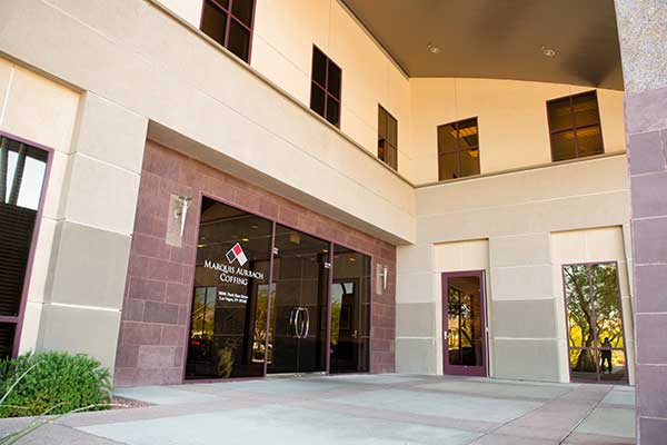 Photo of the firm's office front entrance