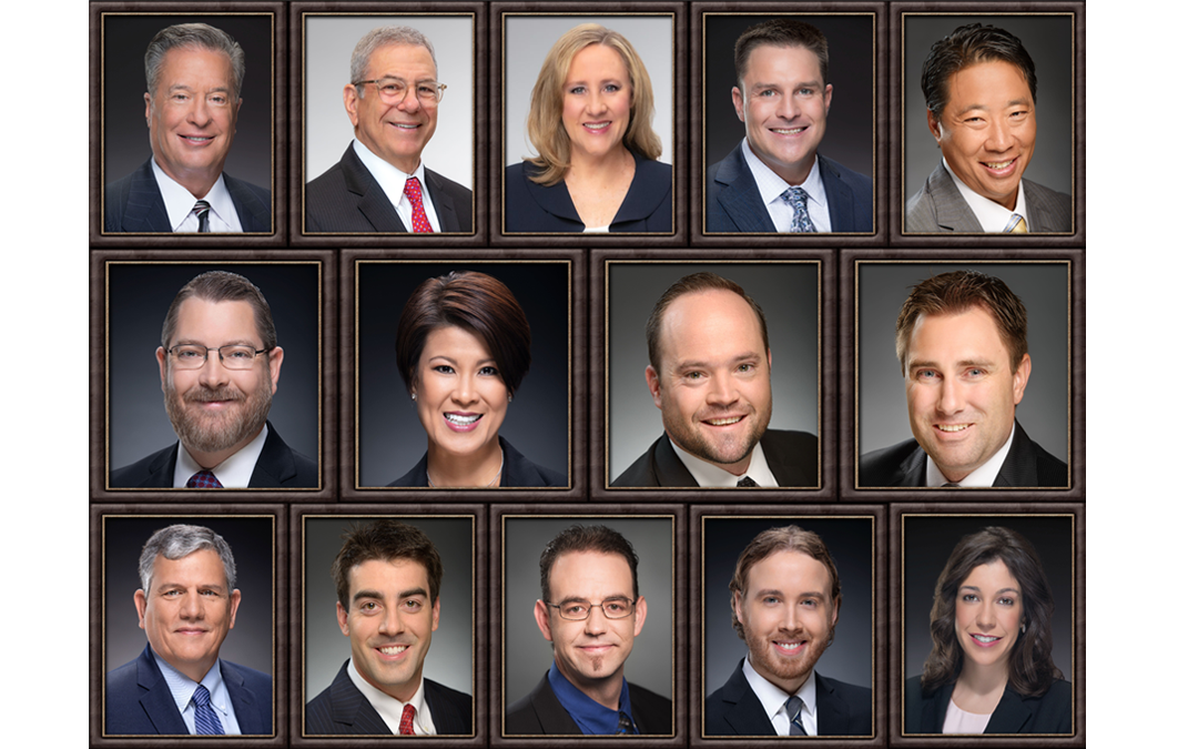 Photo of attorneys selected for inclusion to Super Lawyers