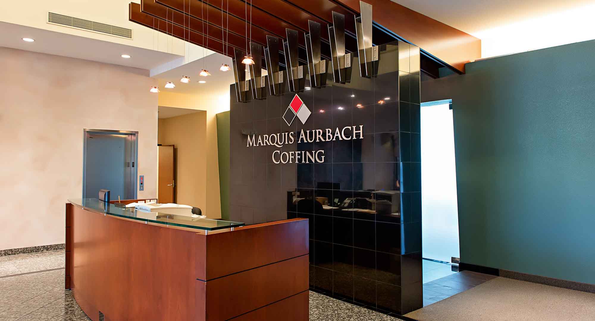 Photo of the firm's reception room