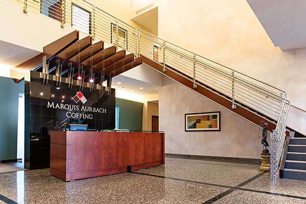 Photo of the firm's reception room