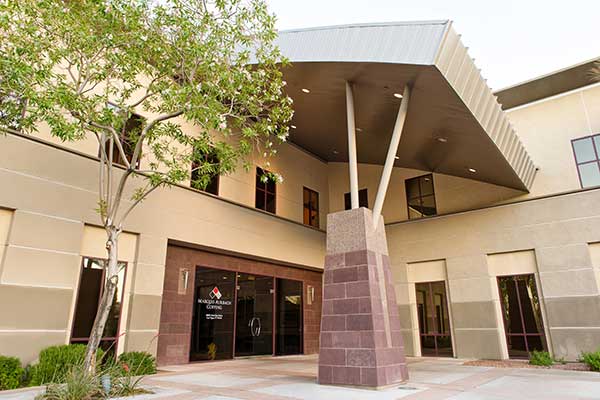 Photo of the firm's office front entrance